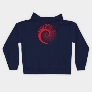 Abstract Curcle pattern Kids Hoodie